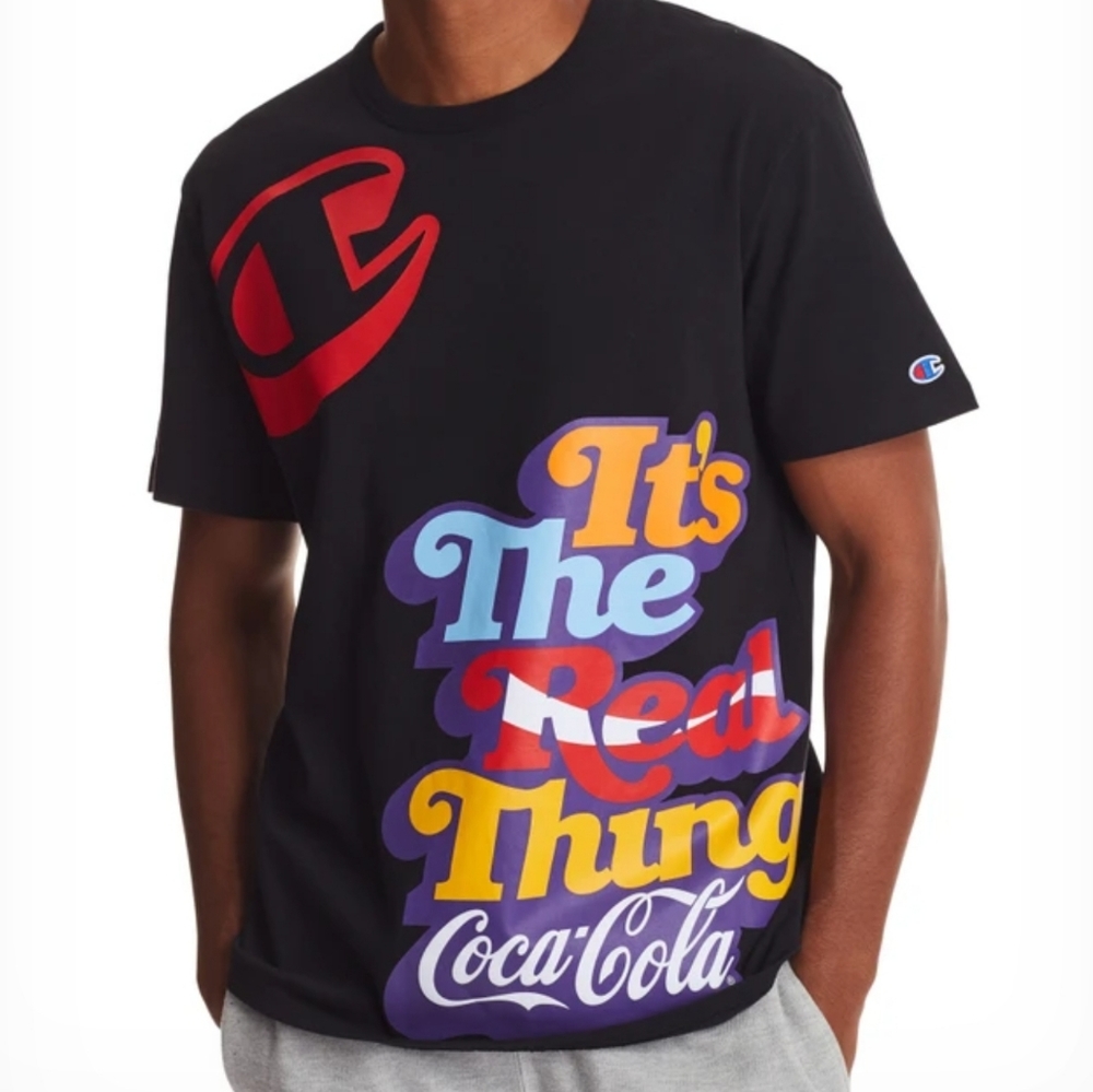 Champion x Coca-Cola Men's Tee Short Sleeved T-shirt Medium Special Edit…